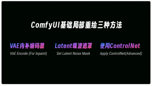 ComfyUI 局部重绘的3种工作流搭建方法和原理讲解-AIGC VIP部落