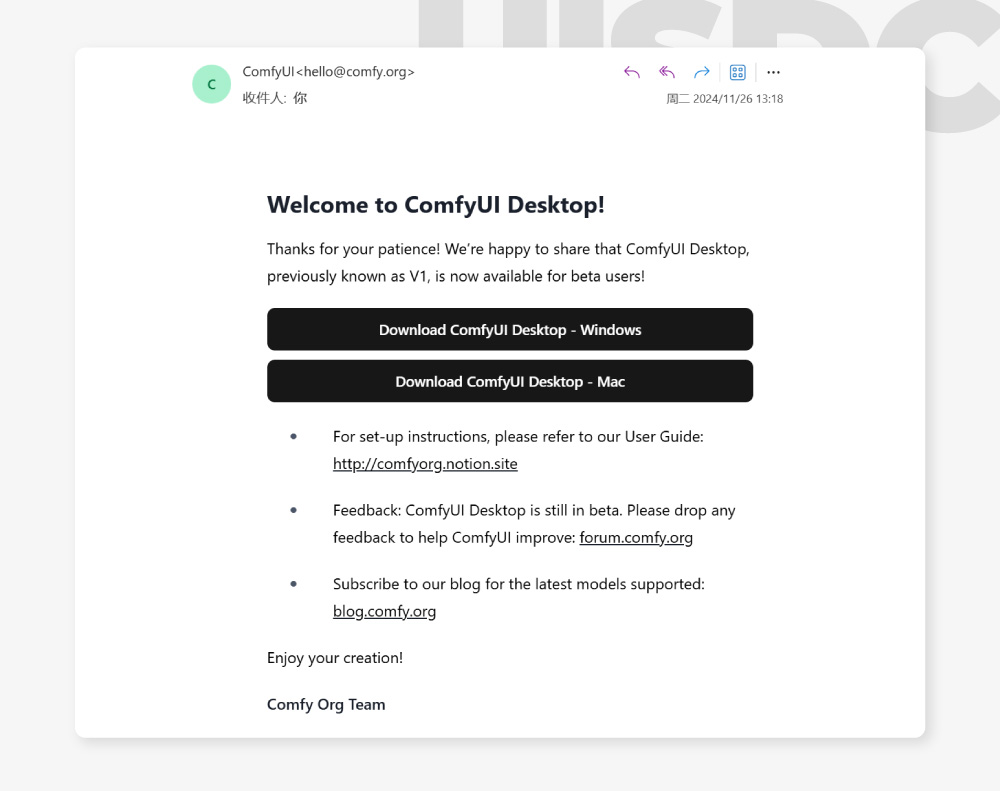 ComfyUI V1 桌面客户端终于来啦！支持 Mac/Win 一键安装（附安装包和使用指南）